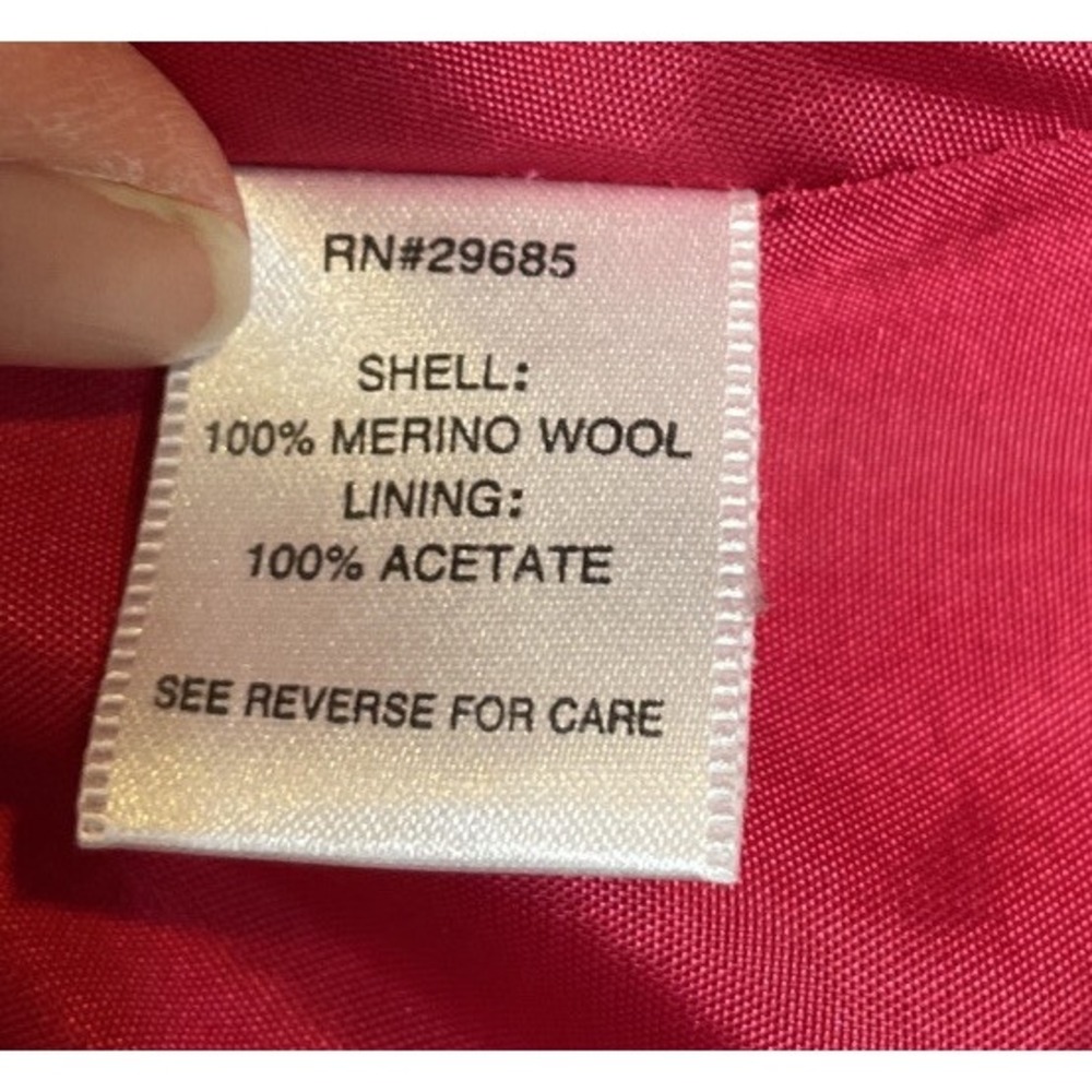 PENDLETON pink jacket Blazer jacket‎ Wool full fr… - image 6